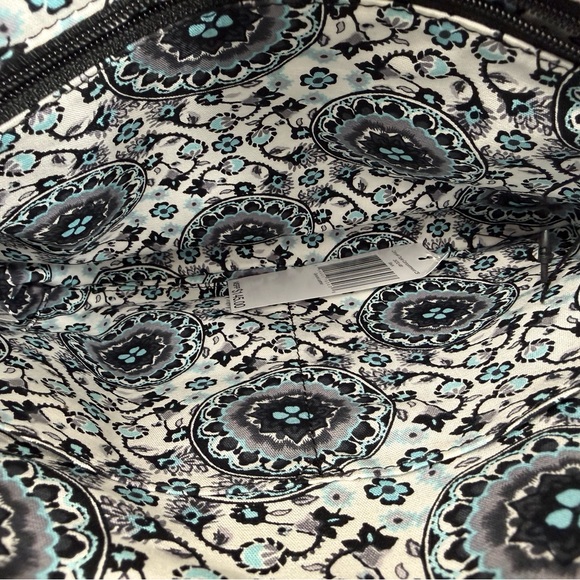 Vera Bradley Leather Carryall Triple Compartment Crossbody-New - Picture 7 of 14